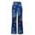 MALÌPARMI Maliparmi Trousers BLU/PERVINCA