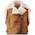 Hogan Hogan Sleevless Shearling Biker Clothing BROWN