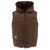 UNDERCOVER Undercover Vest Jacket With Cross Print BROWN