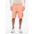 Dior Cotton Blend Cargo Shorts With Safety Details Orange