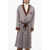 Maison Margiela Mm1 Polka Dot Long Cardigan With Belt Multicolor