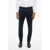 BerWich 4-Pocketed District Check Wool Pants Blue