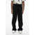 Jil Sander Single-Pleated Wool Pants With Belt Black