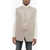 CORNELIANI Mandarin Collar Silk Vest Beige