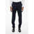 BerWich Micro Houndstooth Patterned Stretch Wool Pants Blue