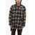 Givenchy Padded Overshirt Checkered Vintage Effect Brown