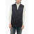 Barbour Reversible Quilted Vest With Tartan Motif Black