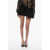 THE ATTICO Front Knotted Daiki Miniskirt Black