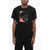 Alexander McQueen Crew Neck Cotton T-Shirt With Skull Print Black