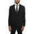 Golden Goose Wool Blend Slim Fit Blazer With Flap Pockets Black