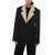 Bottega Veneta Half-Lined Blazer With Contrasting Layer Black