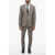 CORNELIANI Cc Collection Linen Blend Side Vents Nocth Lapel Retailored Brown