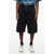 Jil Sander Twill Cotton Shorts With Belt Black