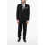 Neil Barrett Virgin Wool Blend Ruffalo Slim Fit Suit With Notch Lapel Black