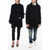 Comme des Garçons Black Wool Duffle Coat With Frogs Black