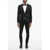 CORNELIANI Cc Collection Swiss-Dot Side Vents Peak Lapel Cerim.reward 2 Black