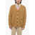 Marni Wool Cardigan With Embroidered Logo Beige