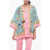 Versace Silk-Blended Shirt With Multicolored Pattern Multicolor