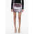 THE ATTICO Squared Sequines Rue Miniskirt Pink