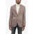 CORNELIANI Id Unlined Cotton Blend Blazer With Patch Pockets Brown