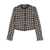 forte_forte Forte_Forte Pied De Coque Tweed Boxy Jacket Clothing BLUE