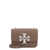 Tory Burch Tory Burch 'Eleanor Pebbled Small Convertible' Shoulder Bag BROWN