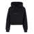 JACQUEMUS 'Le Hoodie Gros Grain' Black Hoodie With Logo Patch In Cotton Woman Black