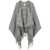 Burberry Burberry Check Reversible Wool Cape GREY