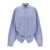 Balenciaga Balenciaga 'L/S Knotted' Shirt BLUE