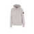 Stone Island Stone Island Gray Cotton Sweatshirt With Hood And Logo GREY