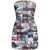 Diesel Diesel D-Platin Tube Dress With Livestream Print MULTICOLOR