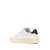 AUTRY 'Medalist Low' White Sneakers With Contrasting Heel Tab In Leather Man Multicolor