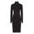 Givenchy Givenchy Knitted Turtleneck Dress Black