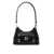 Balmain Balmain Leather Shoulder Bag Black