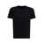 Tom Ford Black Stretch Cotton Crew Neck T-Shirt Black