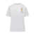 Casablanca Casablanca White Cotton T-Shirt With Logo And Sun Design WHITE