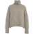 Soft Goat Turtleneck sweater in cashmere Grey