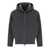 Emporio Armani EMPORIO ARMANI GREY RIBBED HOODIE Blue