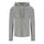 AMARANTO AMARÁNTO GREY KNITTED HOODIE Grey