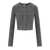 Elisabetta Franchi ELISABETTA FRANCHI SALEPEPE BOUCLÉ CARDIGAN Grey