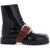 Maison Margiela "Brushed Leather Tabi Boots BLACK/CUOIO