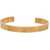 Maison Margiela Rigid Bracelet With Logo YELLOW GOLD PLATING BURATTATO