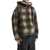 Y PROJECT Fleece Jacket With Zip Openings BEIGE/BLACK CHECK