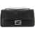 Fendi Leather Baguette Shoulder Bag NERO+PUVIBR