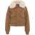 Save the Duck Eco down jacket in corduroy 'Reily' Brown