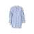 Ganni Ganni Cotton Striped Shirt Blue