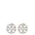 Tory Burch Tory Burch Miller Logoed Earrings SILVER