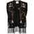 forte_forte Forte_Forte "Frangipane Gardens" Embroidery Twill Waistcoat Clothing Black