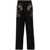 forte_forte Forte_Forte "Frangipane Gardens" Embroidery Twill Pants Clothing Black