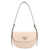 Prada Prada Prada Arqué Leather Shoulder Bag Beige